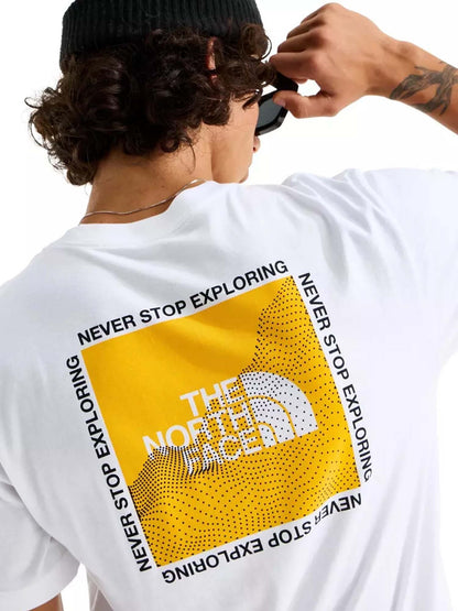 Tnf m sibli reg tee t-shirt da uomo bianco