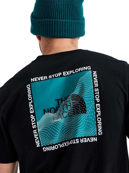 Tnf m sibli reg tee t-shirt da uomo nero