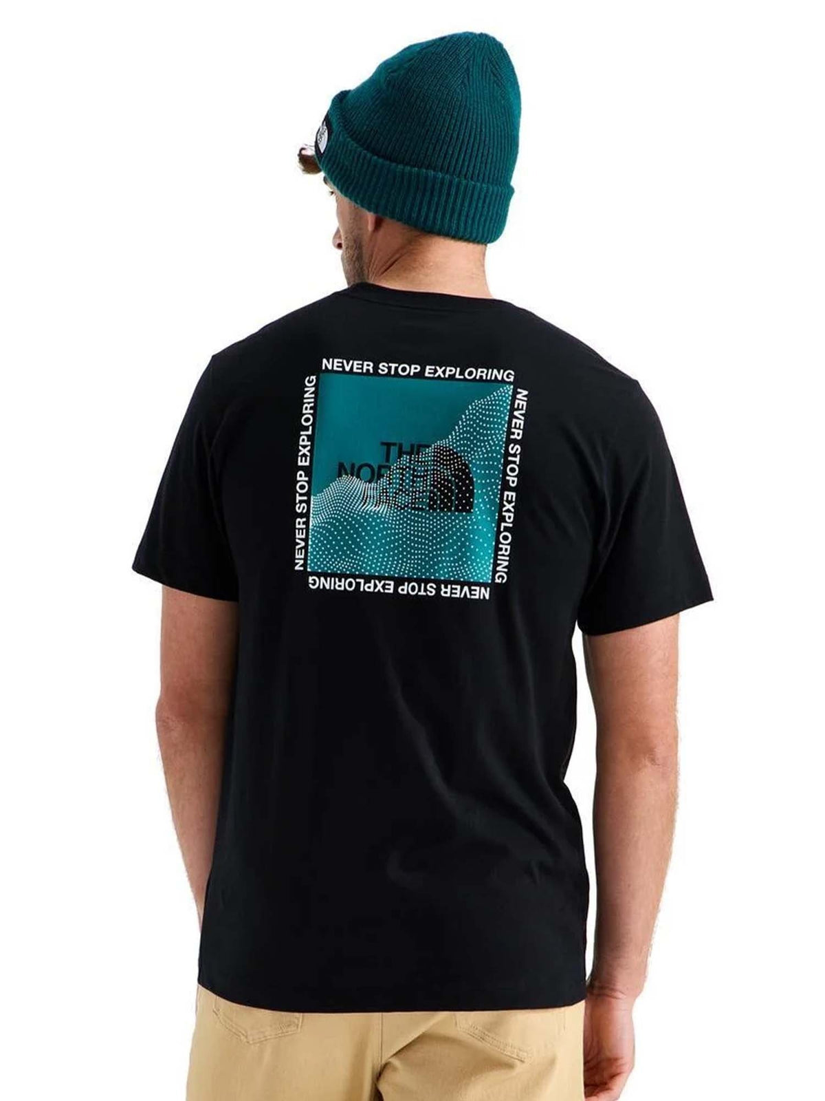 Tnf m sibli reg tee t-shirt da uomo nero