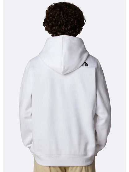 Tnf essential drew felpa da uomo bianco