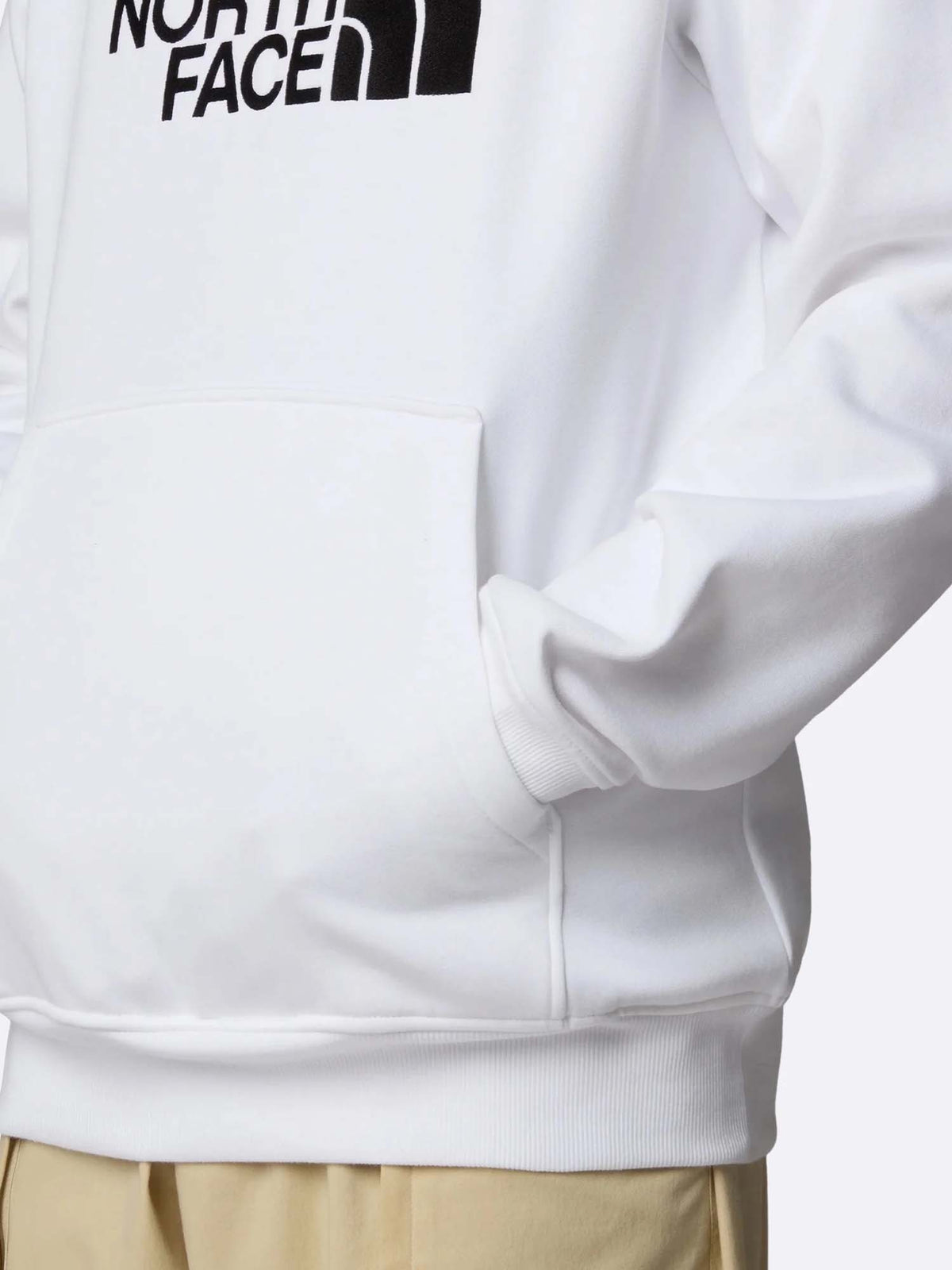 Tnf essential drew felpa da uomo bianco