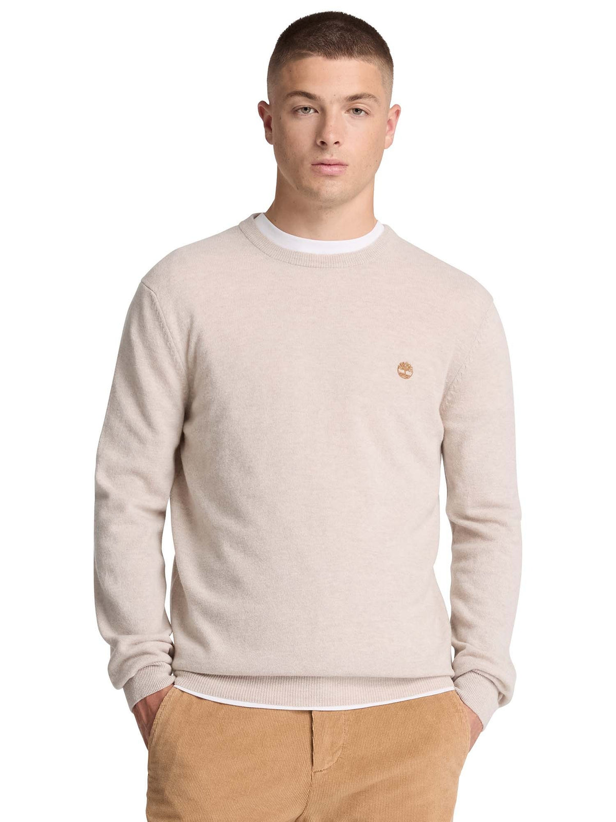 Timberland cohas mer maglia da uomo panna