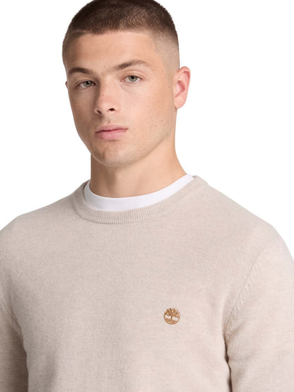 Timberland cohas mer maglia da uomo panna