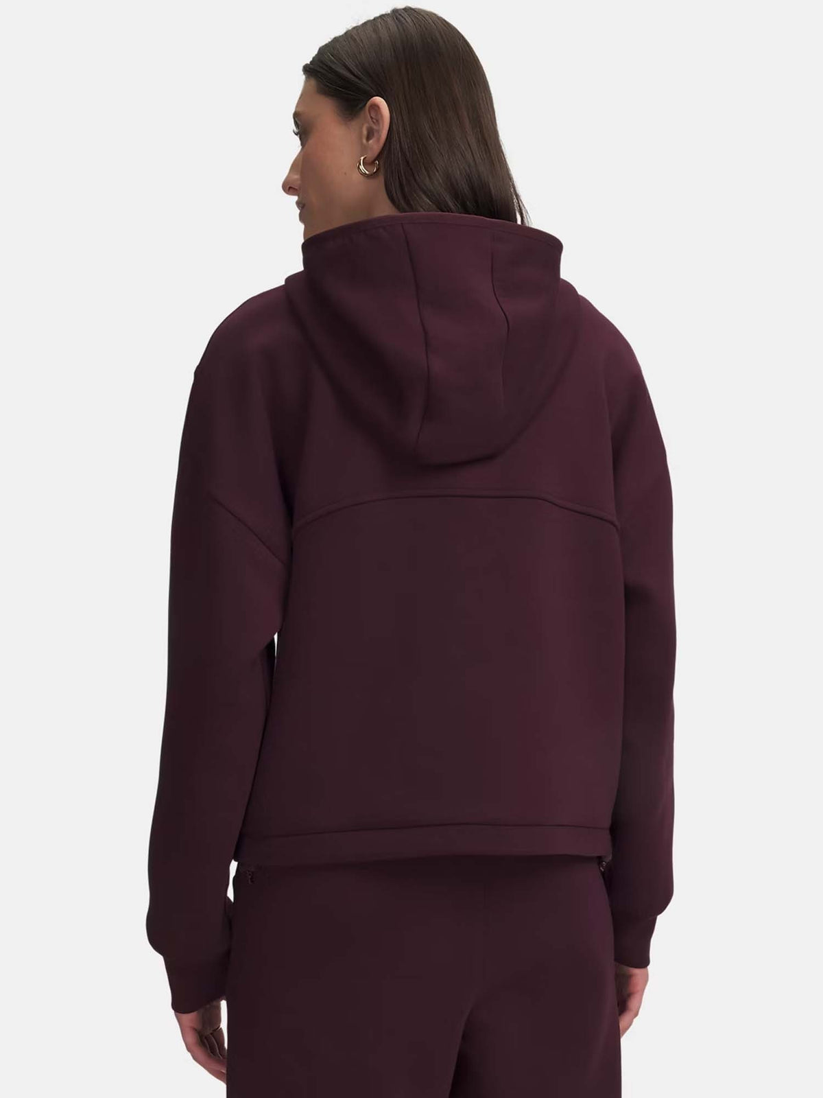 Under armour unstopp felpa training da donna bordeaux
