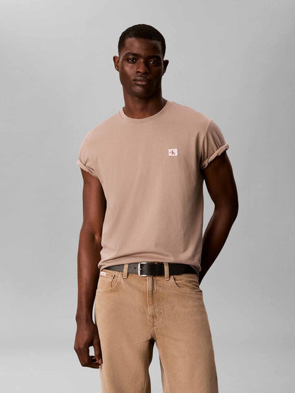 Ck label 30'S t-shirt da uomo beige