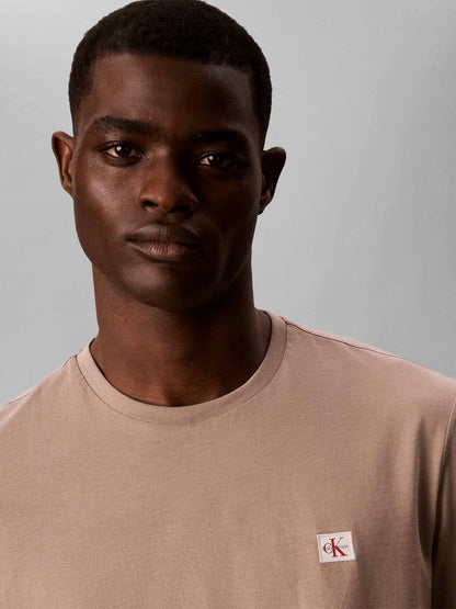 Ck label 30'S t-shirt da uomo beige
