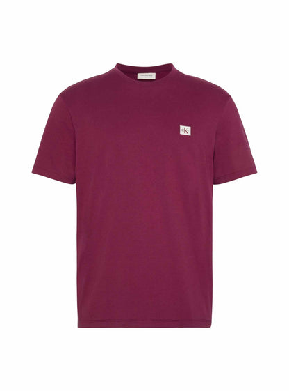 Ck label 30'S t-shirt da uomo bordeaux