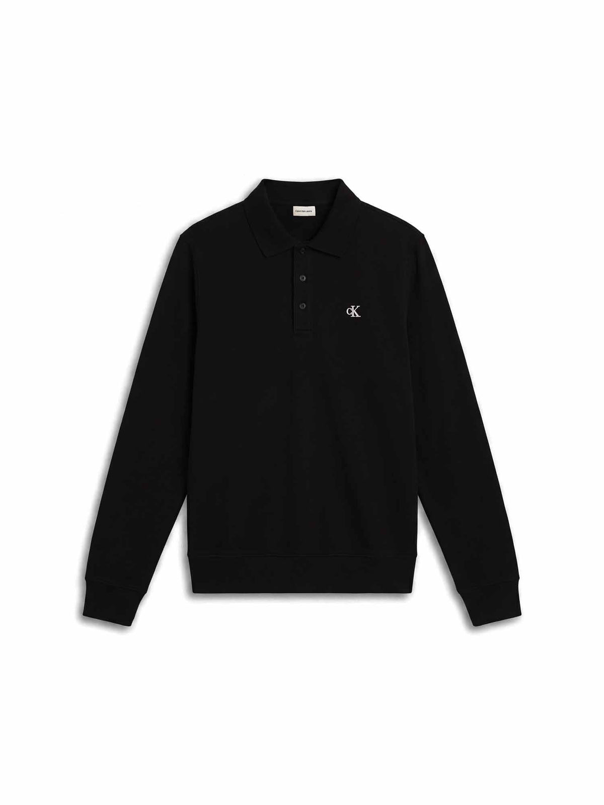 Ck 350TERRY polo felpa da uomo nero