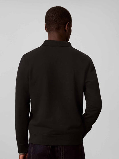 Ck 350TERRY polo felpa da uomo nero
