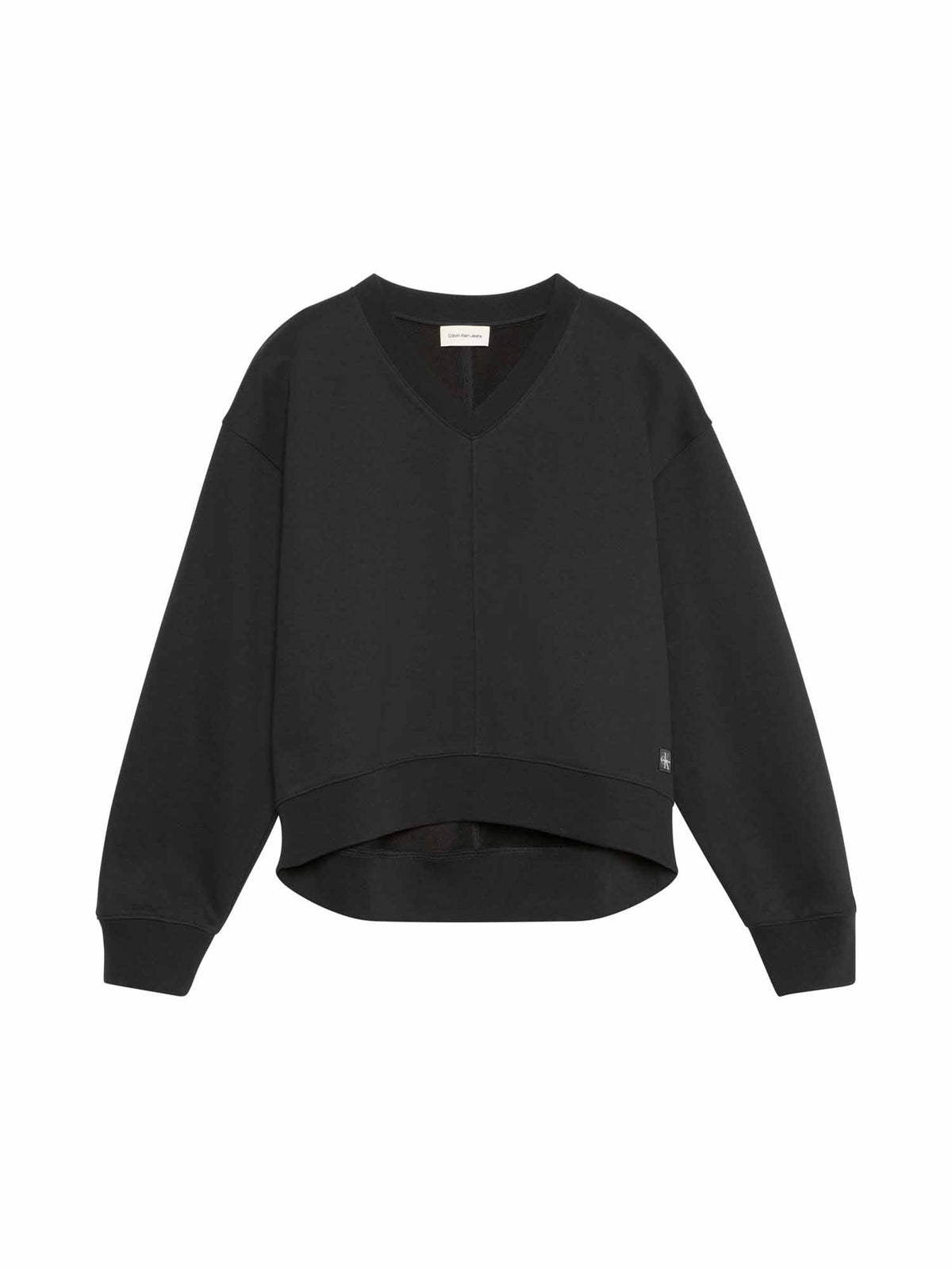 Ck terry waven felpa da donna nero