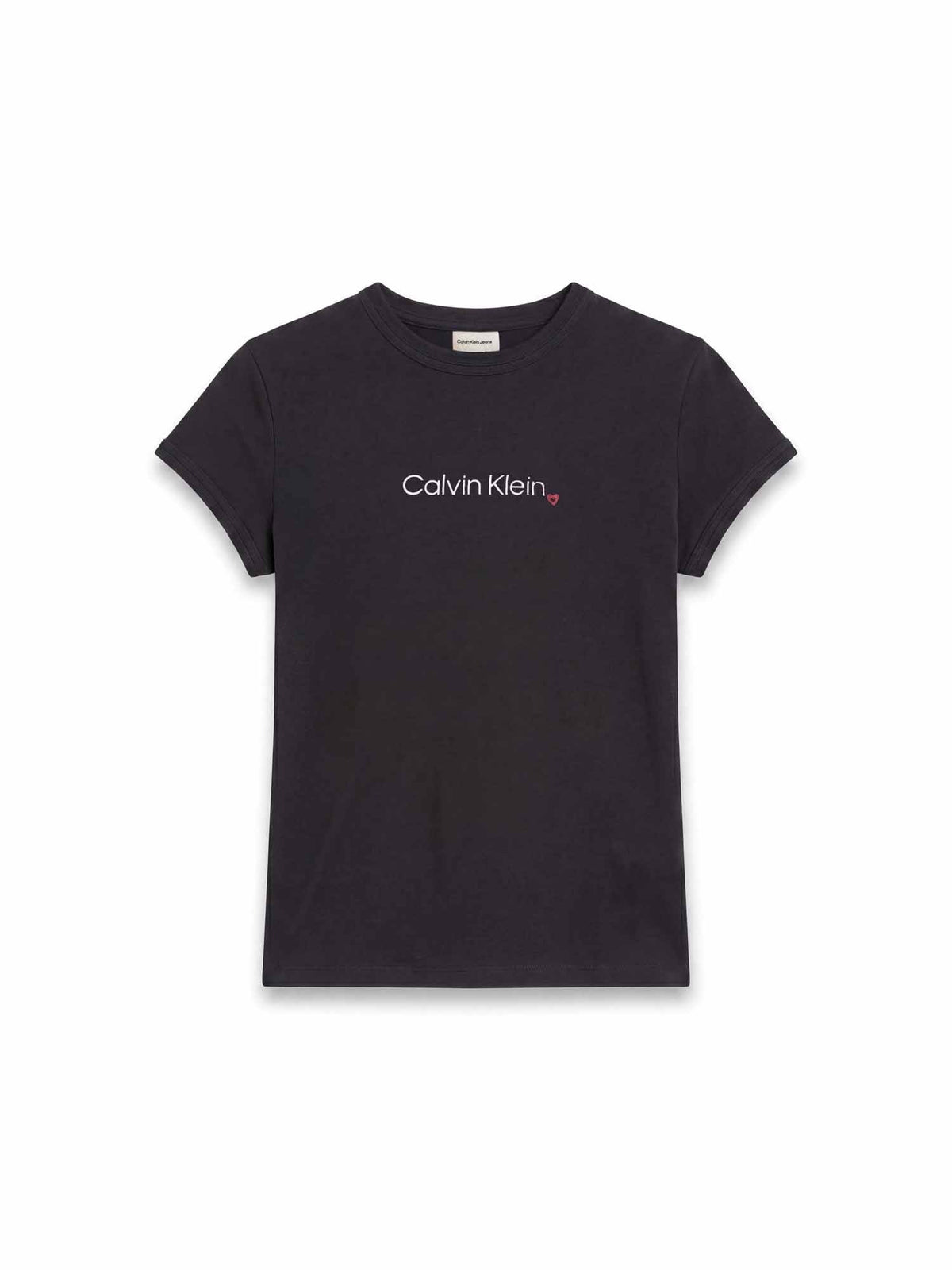 Ck slim logo t-shirt da donna nero