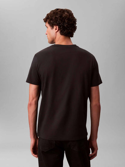 Ck badge 30'S t-shirt da uomo nero