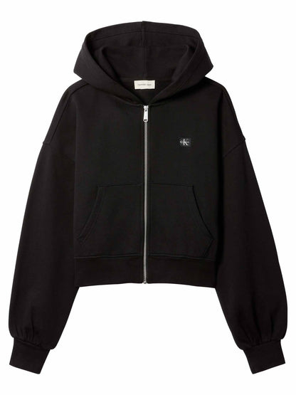 Ck french terry wove felpa da donna nero
