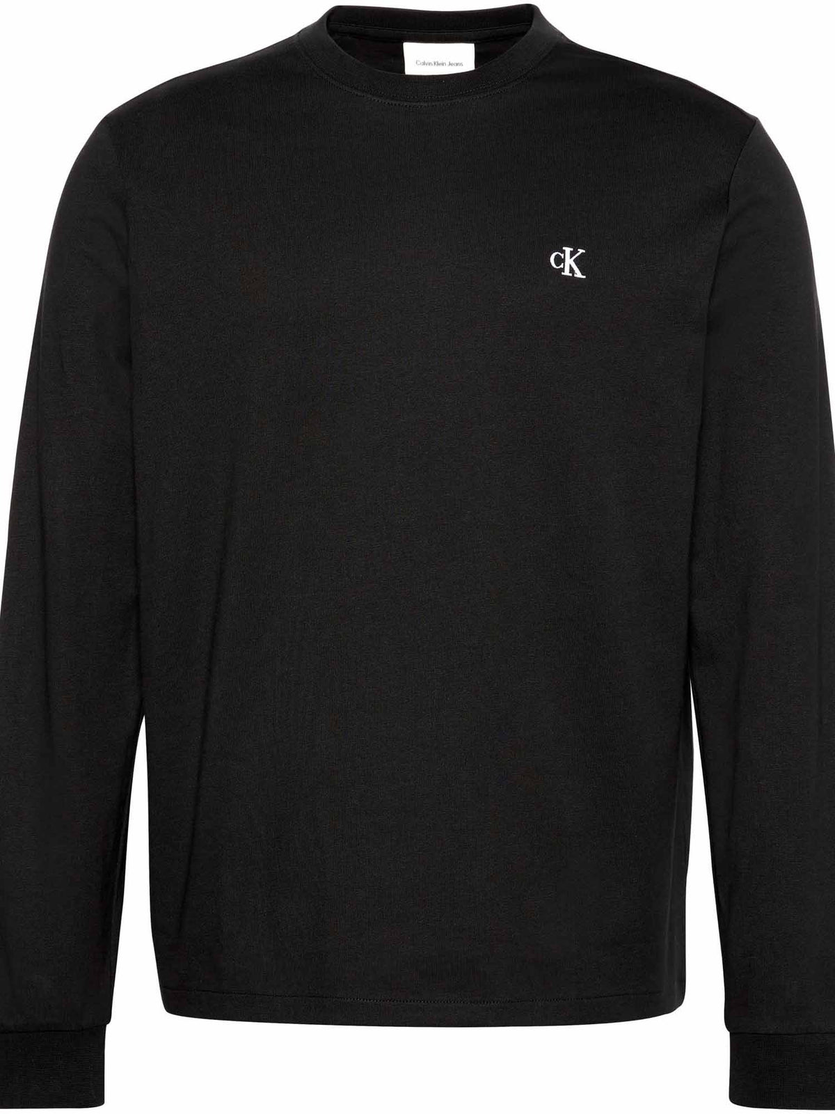 Ck easy monogram tee t-shirt da uomo nero