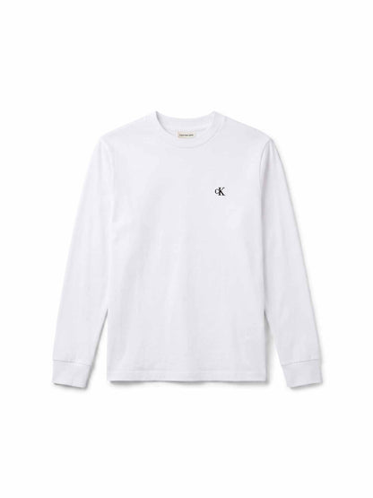 Ck easy monogram tee t-shirt da uomo bianco