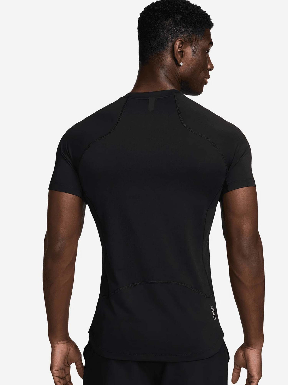 Nike pro tee t-shirt mm training da uomo nero