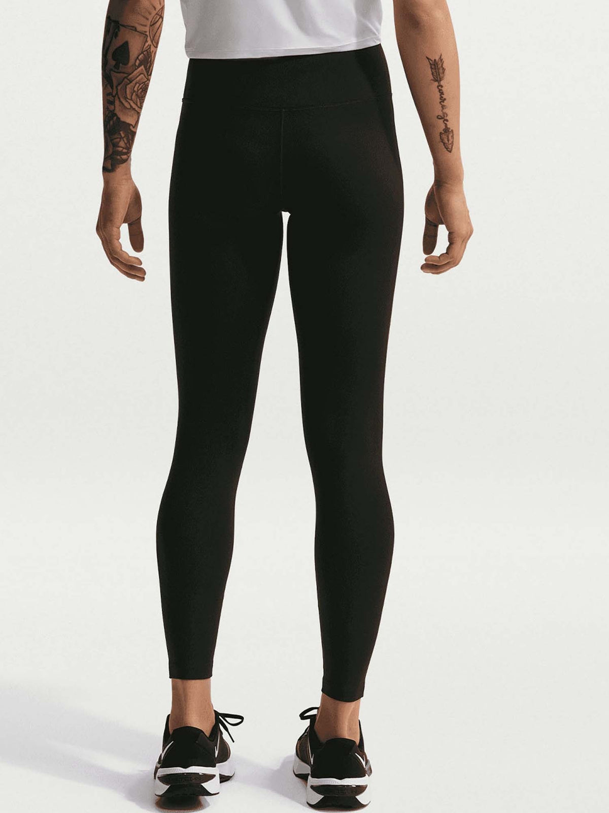 Nike one 7/8 leggings training da donna nero