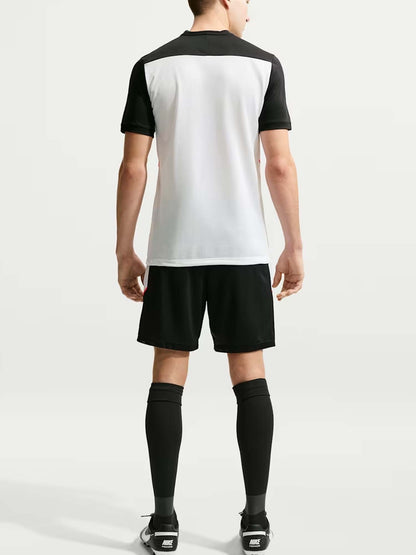 Nike academy tee t-shirt mm calcio da uomo bianco-nero