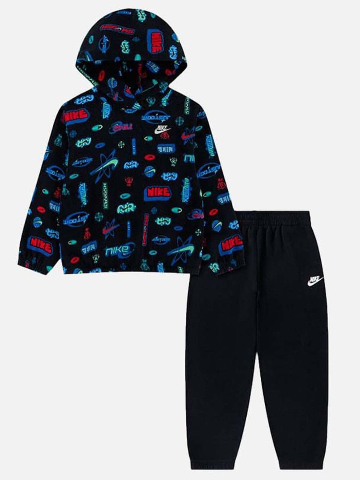 Nike b. tuta fl da bambino/a nero