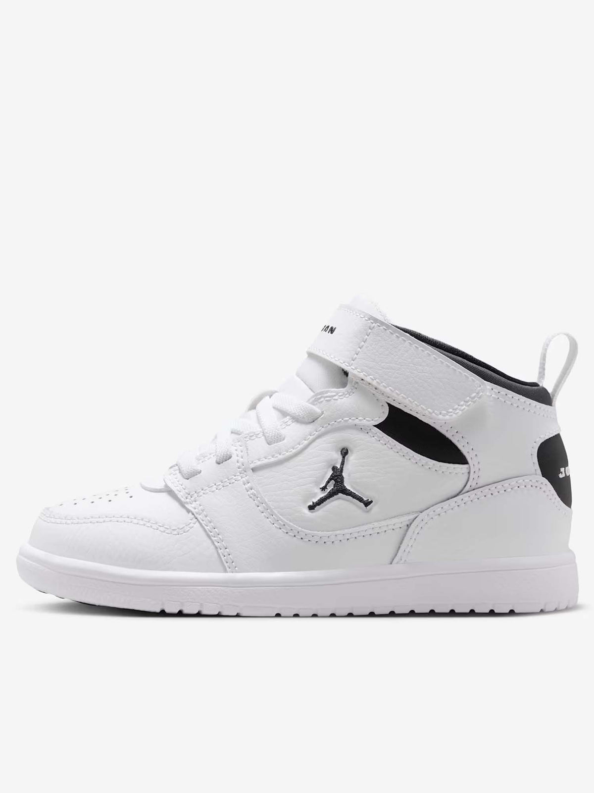 Jordan court connect sneakers ps da bambino/a bianco-nero