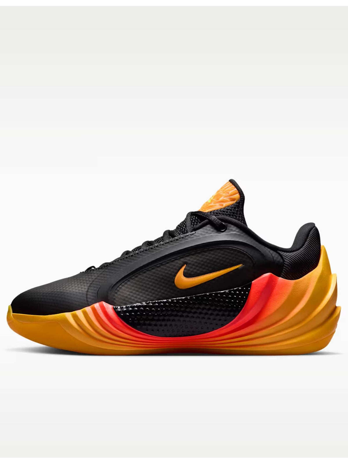 Nike giannis scarpa basket da uomo nero-arancio