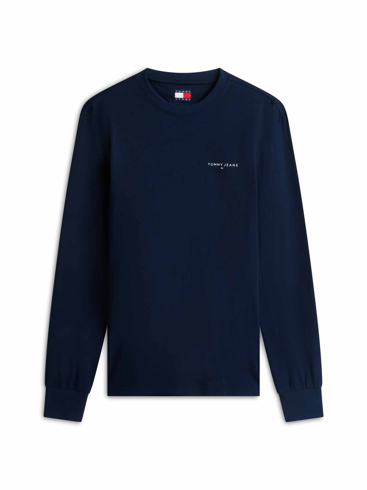 Tommy jeans linear t t-shirt da uomo blu