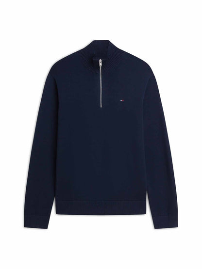 Tommy jeans ESS.1/2Z maglia da uomo blu