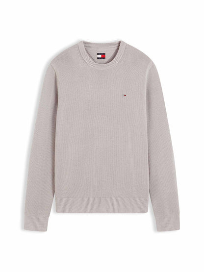 Tommy jeans ess.crew maglia da uomo beige