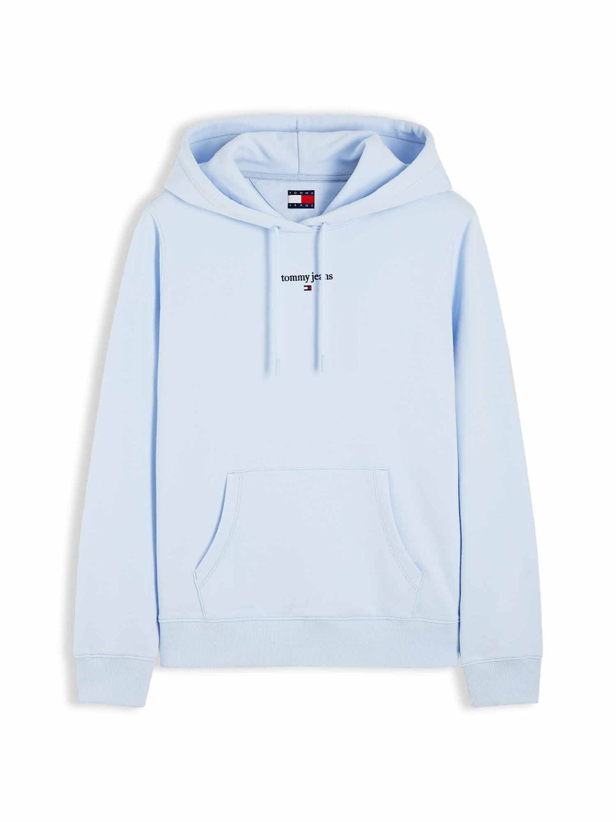 Tommy jeans reg.clas felpa da donna celeste