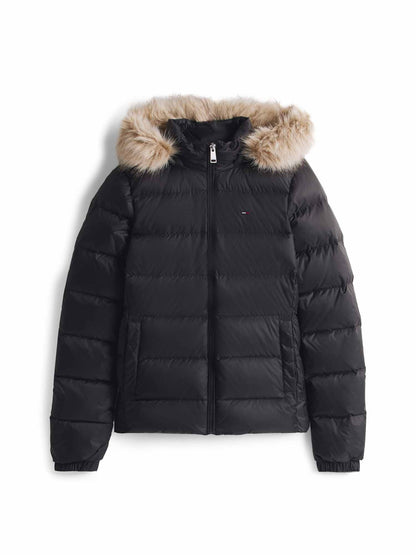 Tommy jeans basic jk giubbino da donna nero