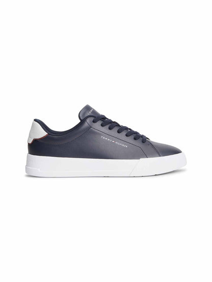 Tommy hilfiger court sneakers da uomo blu