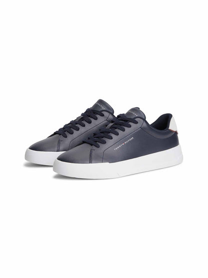 Tommy hilfiger court sneakers da uomo blu