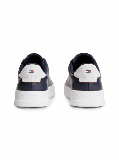 Tommy hilfiger court sneakers da uomo blu