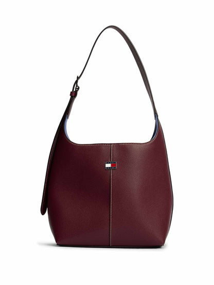 Tommy j. city bucket borsa da unisex bordeaux