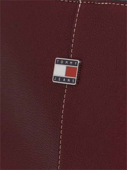 Tommy j. city bucket borsa da unisex bordeaux