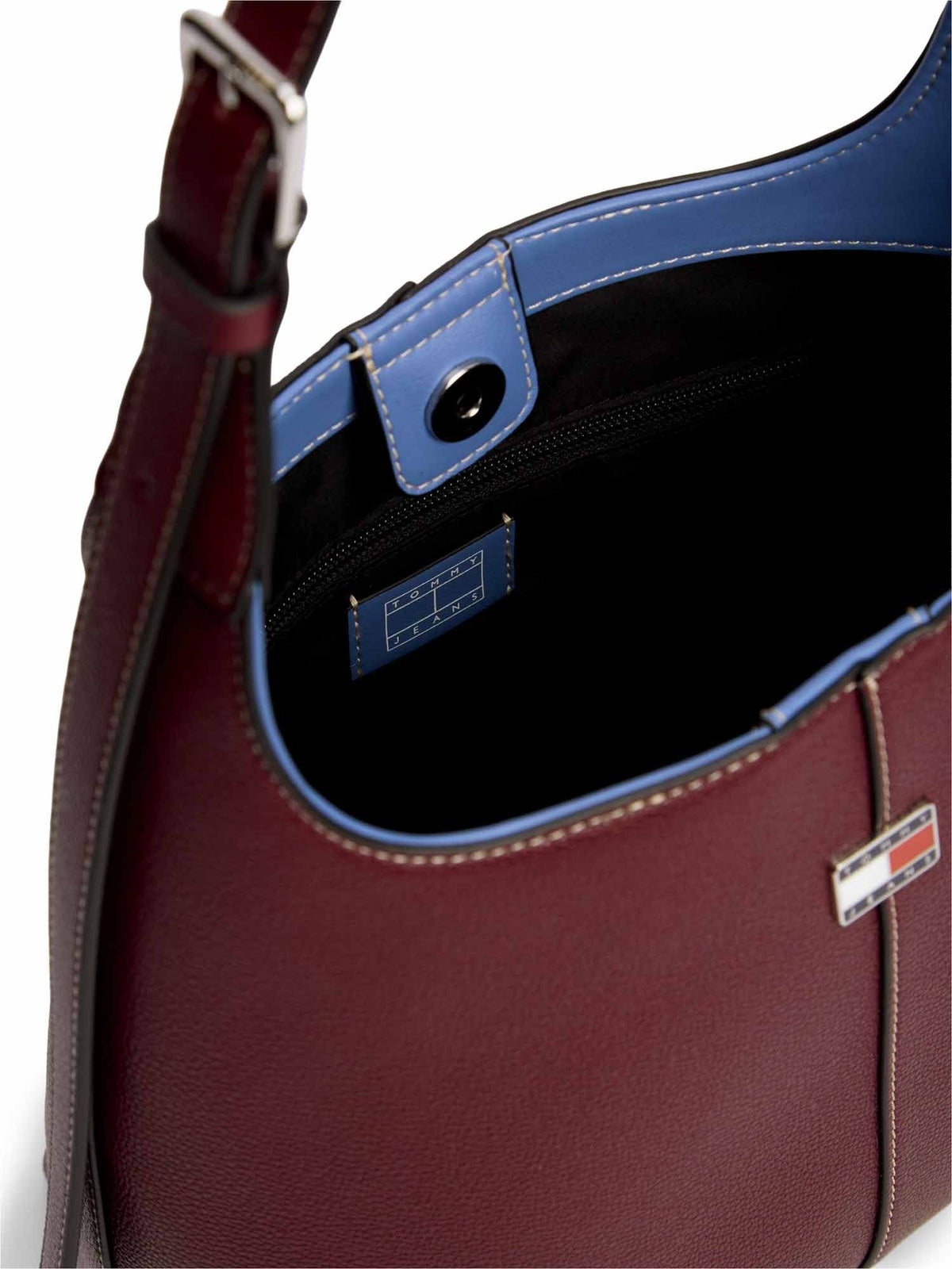 Tommy j. city bucket borsa da unisex bordeaux