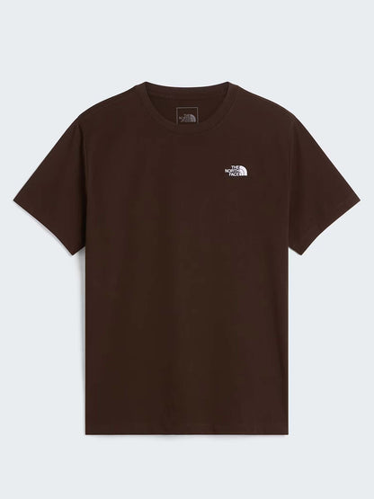 Tnf evolution simple t-shirt da uomo marrone