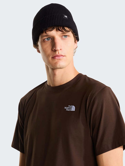 Tnf evolution simple t-shirt da uomo marrone