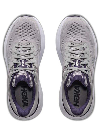 Hoka bondi 9 scarpa running da uomo grigio