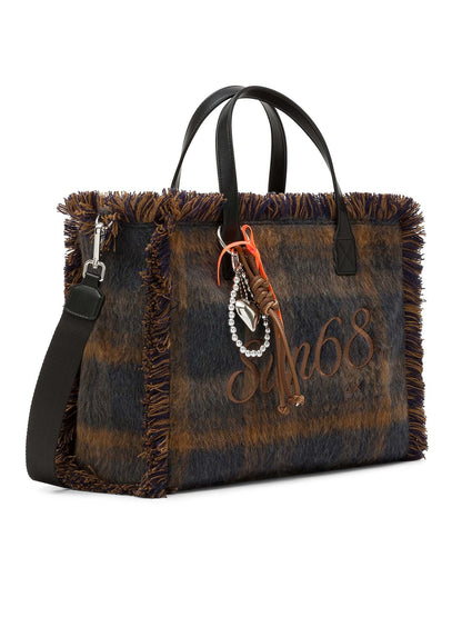 SUN68 borsa da donna blu