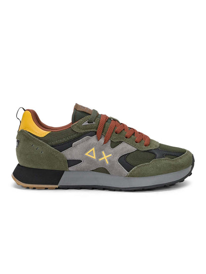 SUN68 jaki outdoor sneakers da uomo verde militare