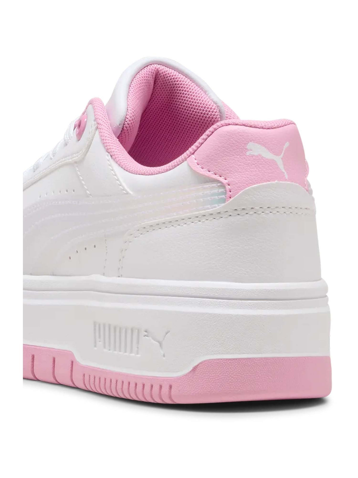 Puma rebound holo sneakers gs da bambino/a bianco rosa