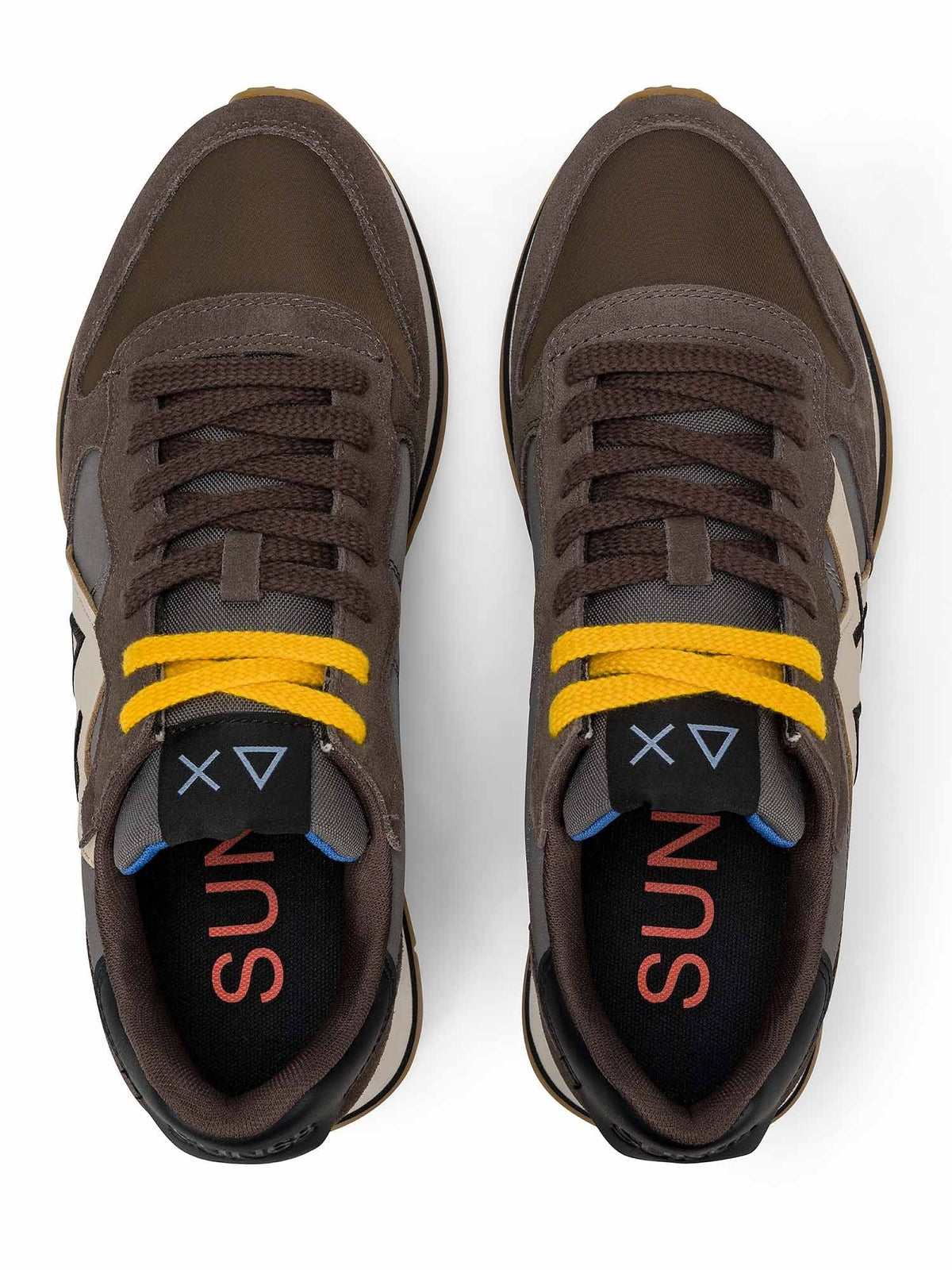 SUN68 jaki 2.0 bicol sneakers da uomo marrone