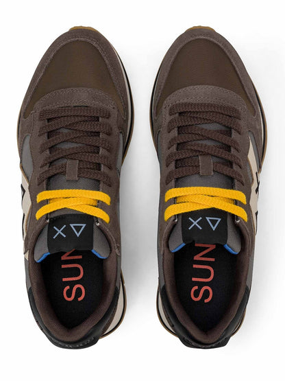 SUN68 jaki 2.0 bicol sneakers da uomo marrone