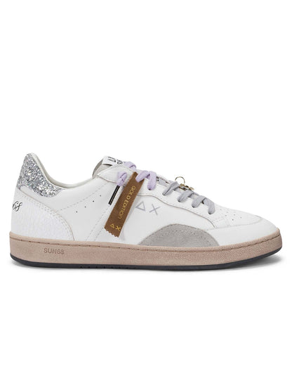 SUN68 urban street sneakers da donna bianco