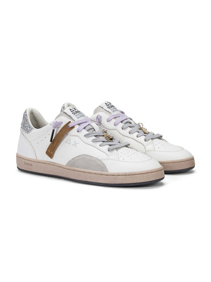 SUN68 urban street sneakers da donna bianco
