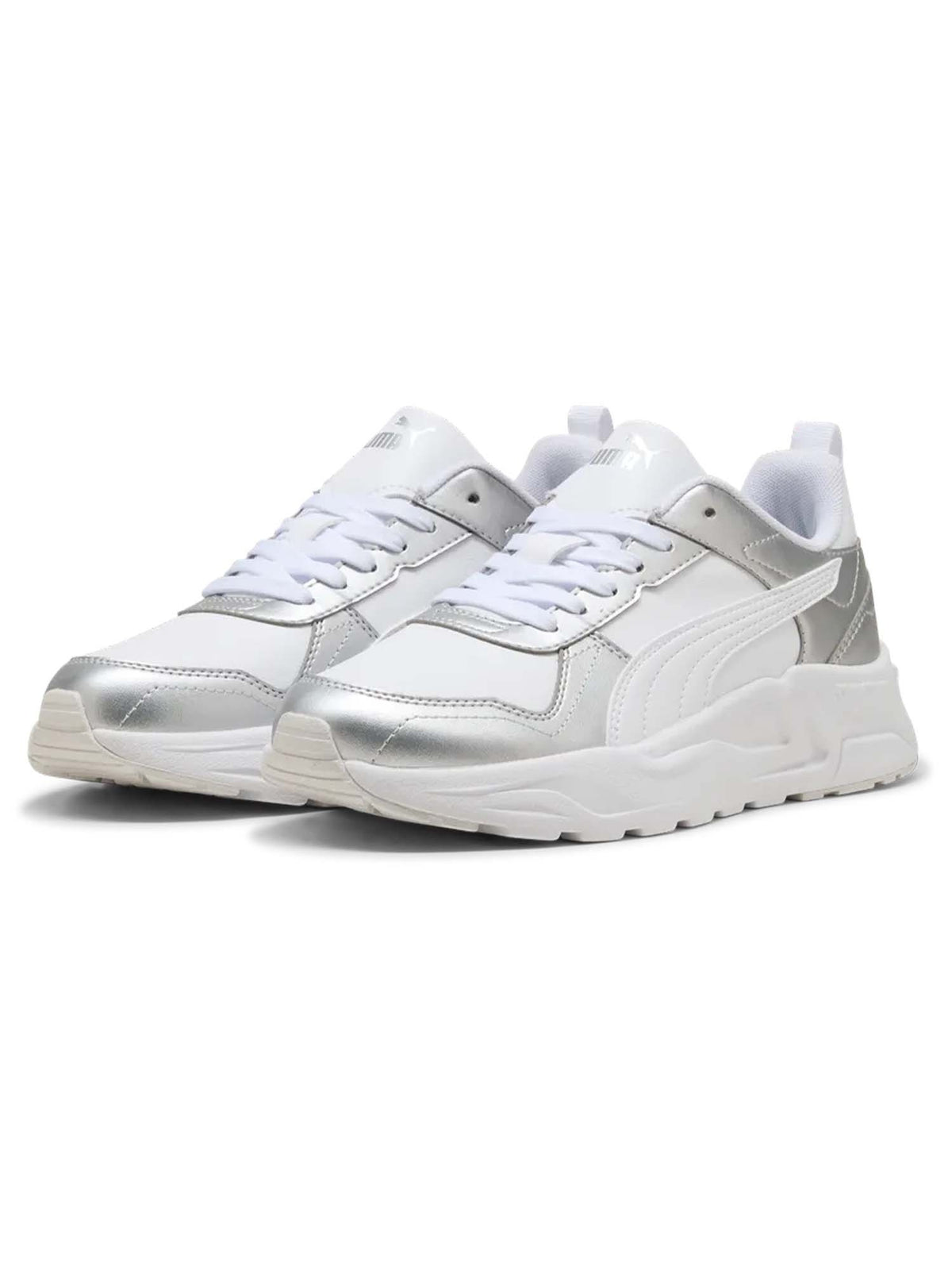 Puma trinity 2 lt sneakers da donna bianco argento