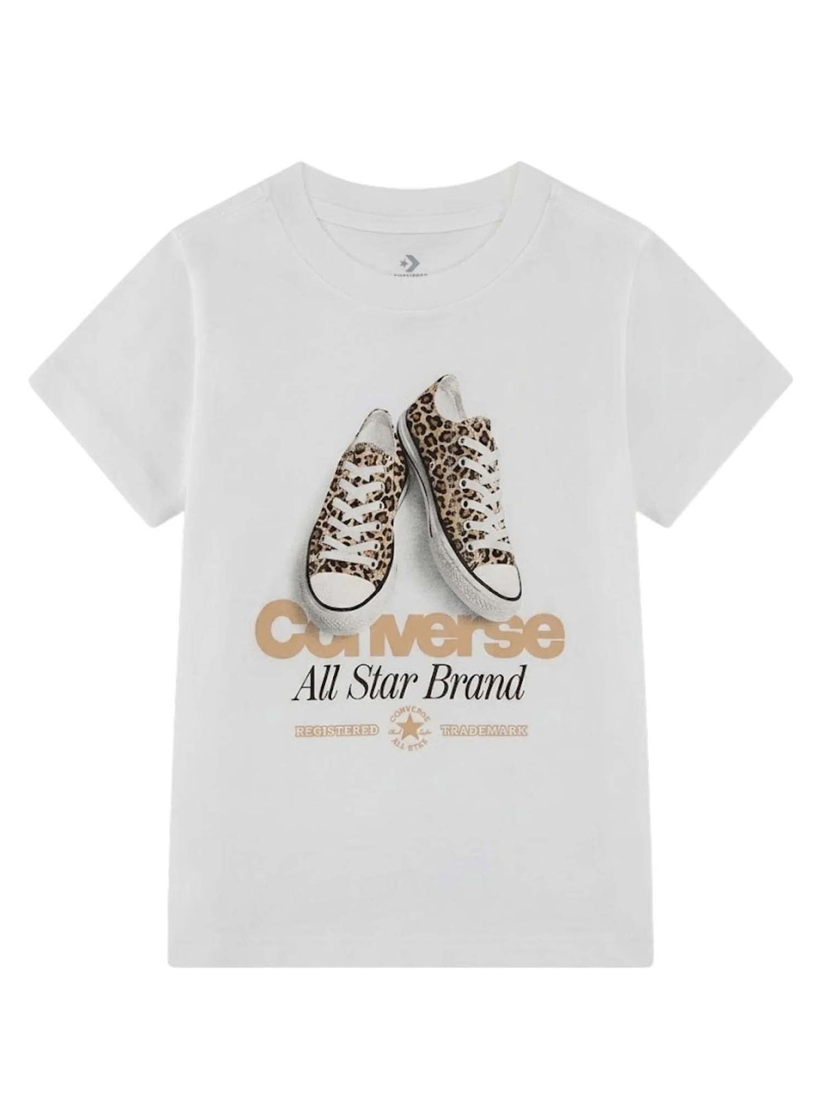 Converse g. t-shirt da bambino/a bianco