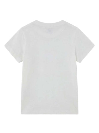 Converse g. t-shirt da bambino/a bianco