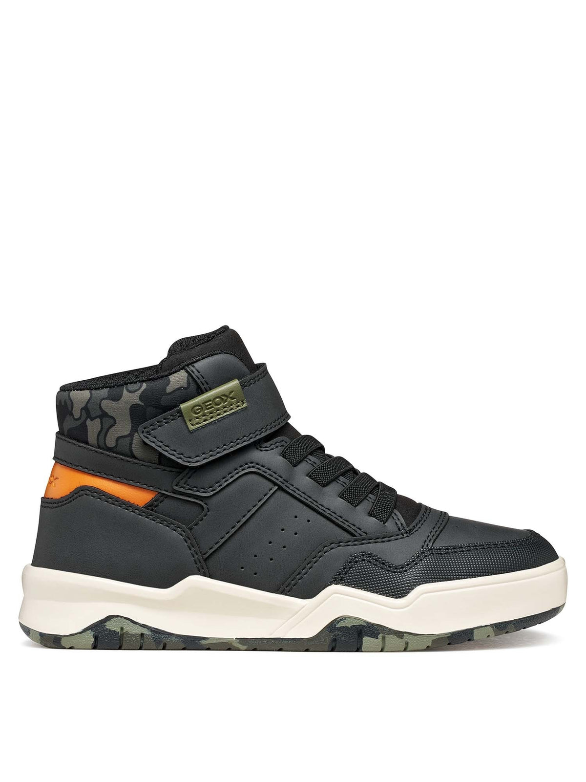 Geox perth boy strappo jr da bambino/a nero